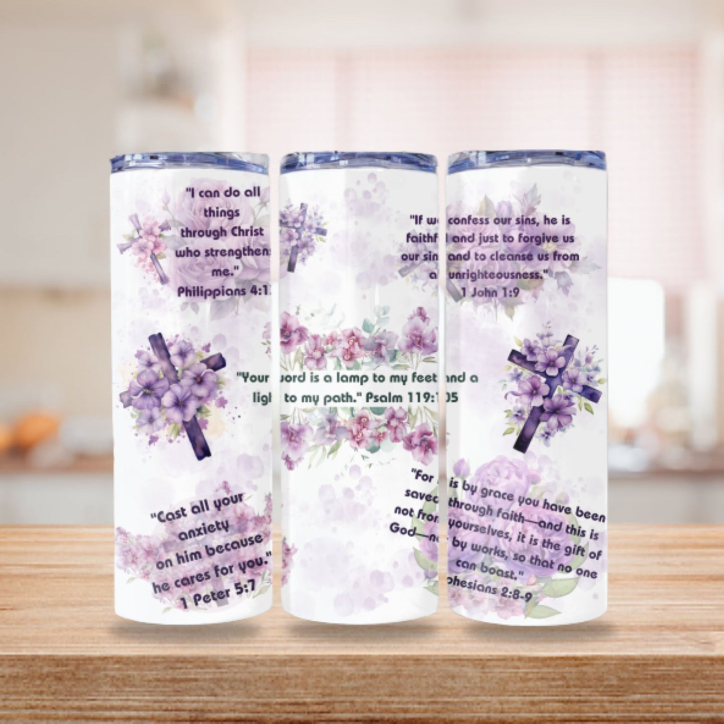 Religious Tumbler Wrap 20z Skinny Tumbler Sublimation Design Digital Download PNG Floral Tumbler Wrap Christian Tumbler Wrap