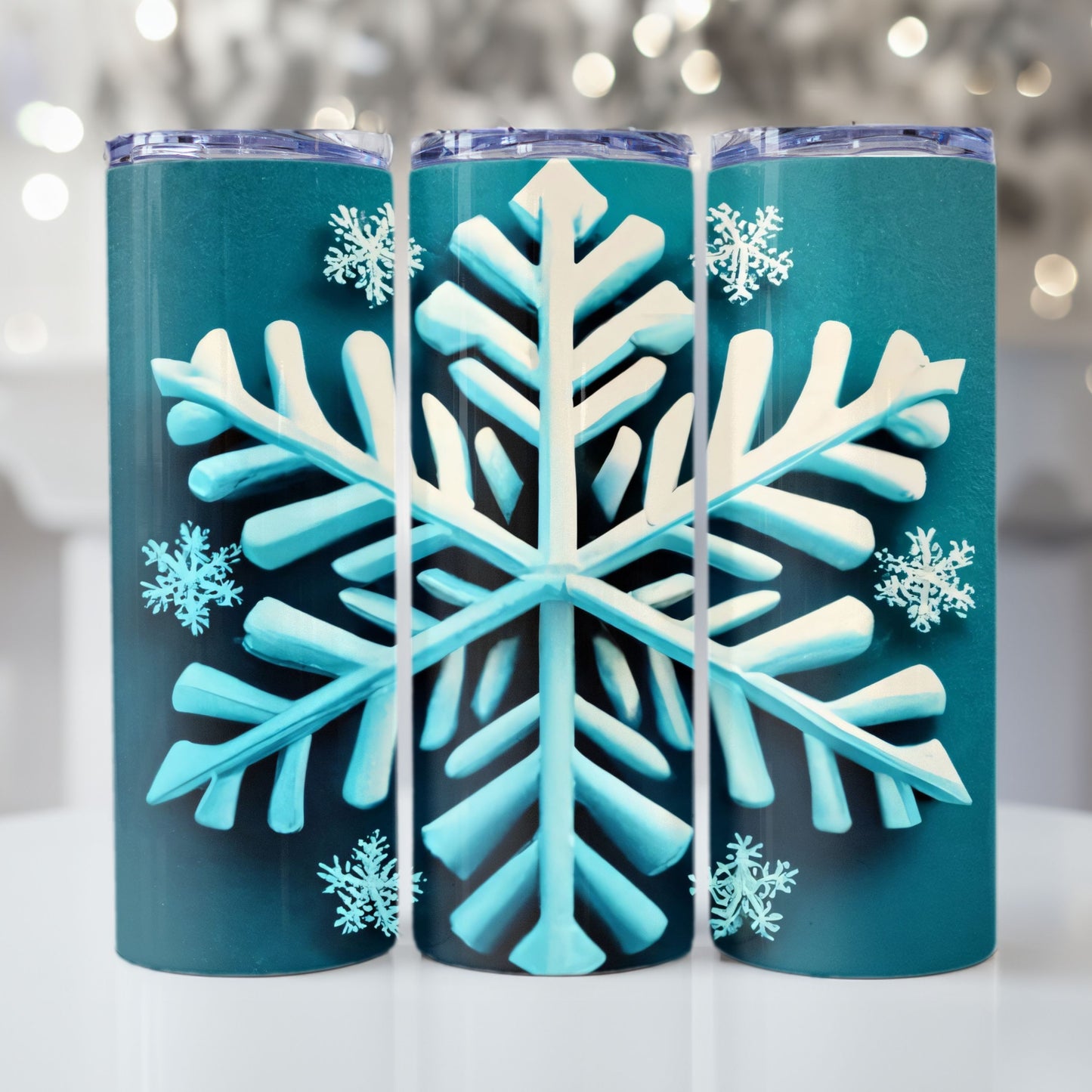 Christmas Snowflake Tumbler Wrap Design 20z Tumbler Digital Download PNG, Digital File Sublimation Tumbler Wrap Snowflake PNG Christmas PNG