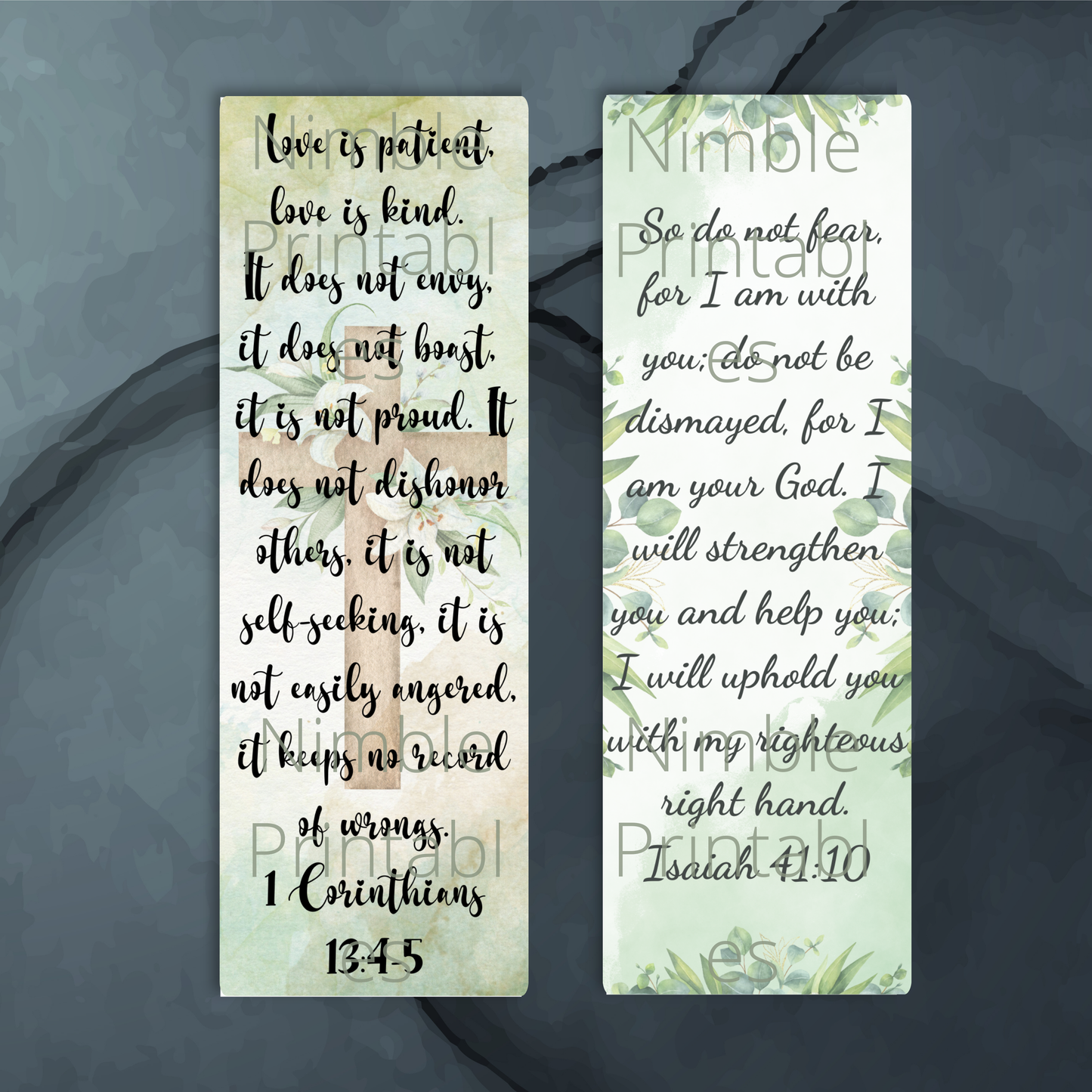 Printable Bookmarks Bible Verses Bundle, Digital Downloads, Watercolor Bookmark, 10 PNG and 10 JPG Bookmark Sublimation Inspirational Quotes