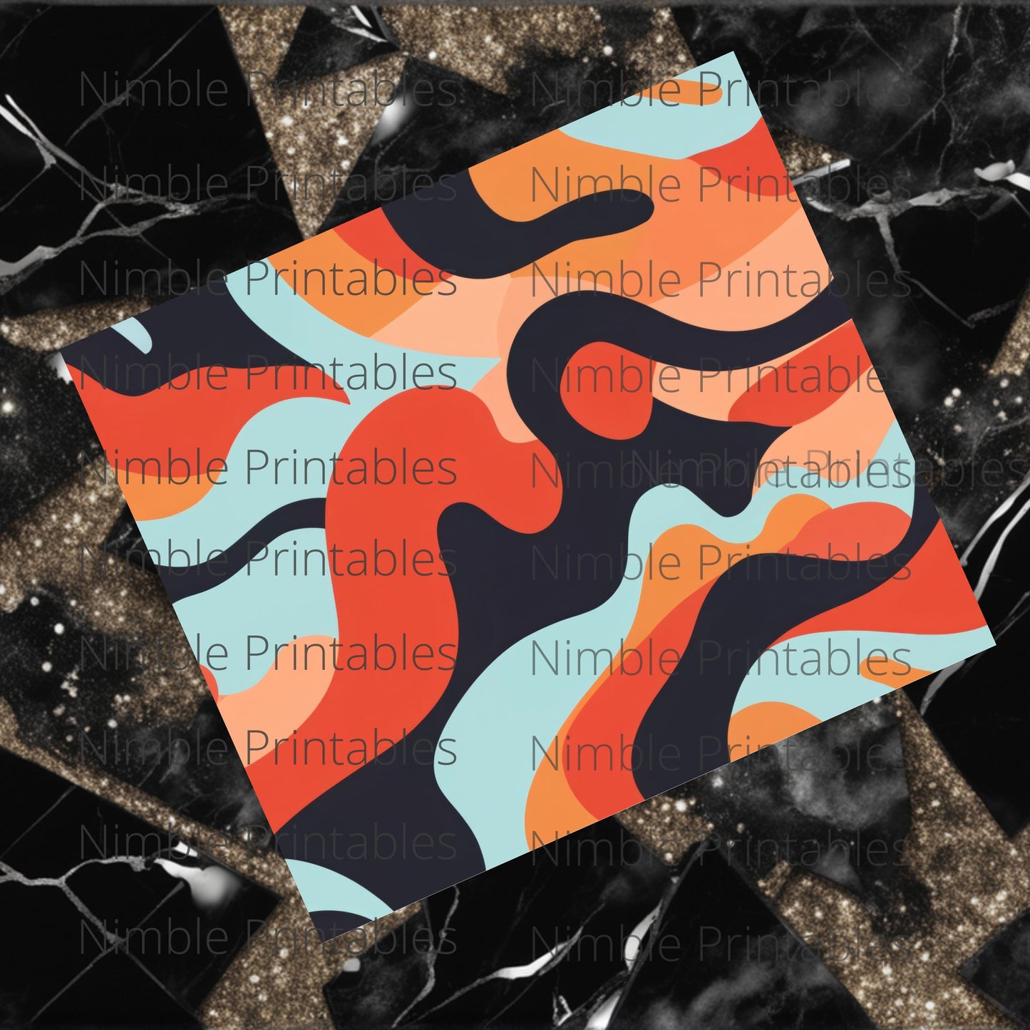 Gorpcore Aesthetic Tumbler Wrap 20z Skinny Tumbler Sublimation Design Digital Download PNG Colorful Camouflage Design