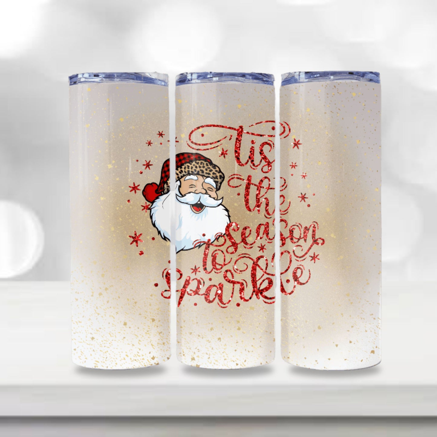 Christmas Tumbler Wrap 20z Skinny Tumbler Sublimation Design Digital Download PNG Santa Claus Tumbler Wrap Christmas PNG