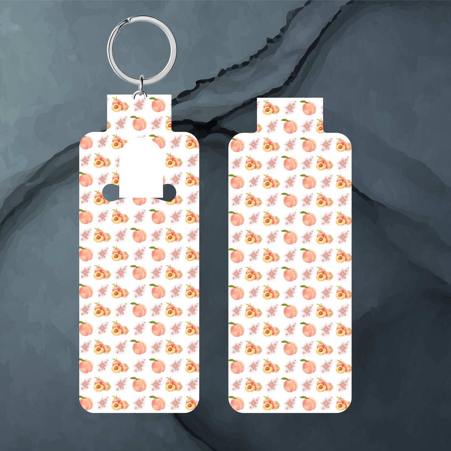 Fruit Print Skinny Lip Balm Sublimation Bundle Skinny Lip Balm Holder PNG Key Ring Tag Fob Digital Downloads, Instant Download Lemon PNG