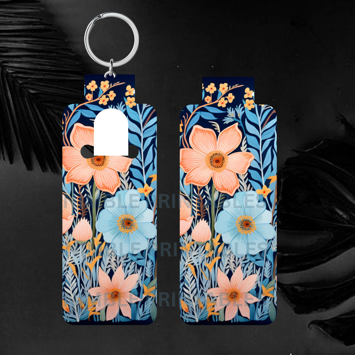 Wildflower Skinny Lip Balm Sublimation Bundle Skinny Lip Balm Holder PNG Key Ring Tag Fob Digital Downloads, Instant Download
