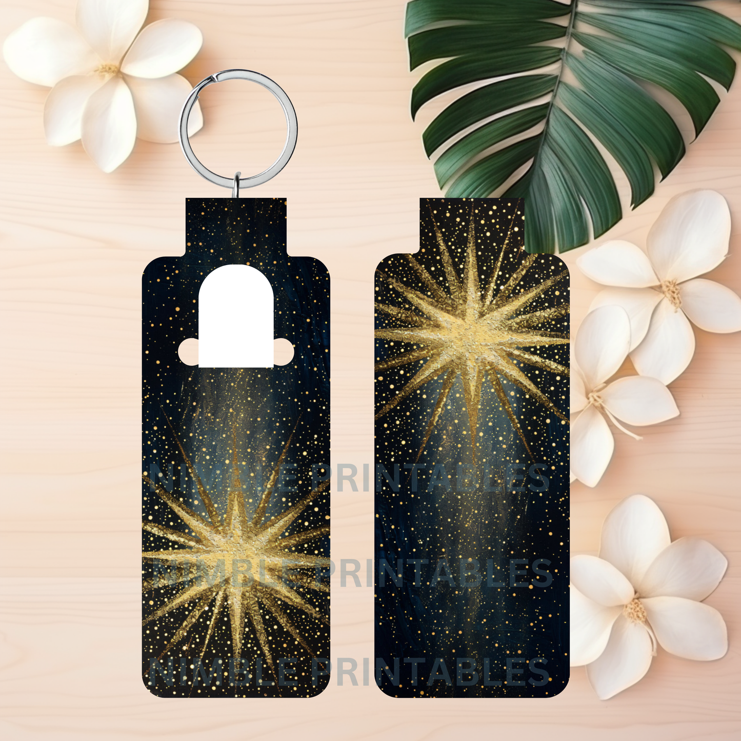 Celestial Stars Skinny Lip Balm Sublimation Bundle 32 Skinny Lip Balm Holder PNGs Key Ring Tag Fob Digital Downloads, Instant Download