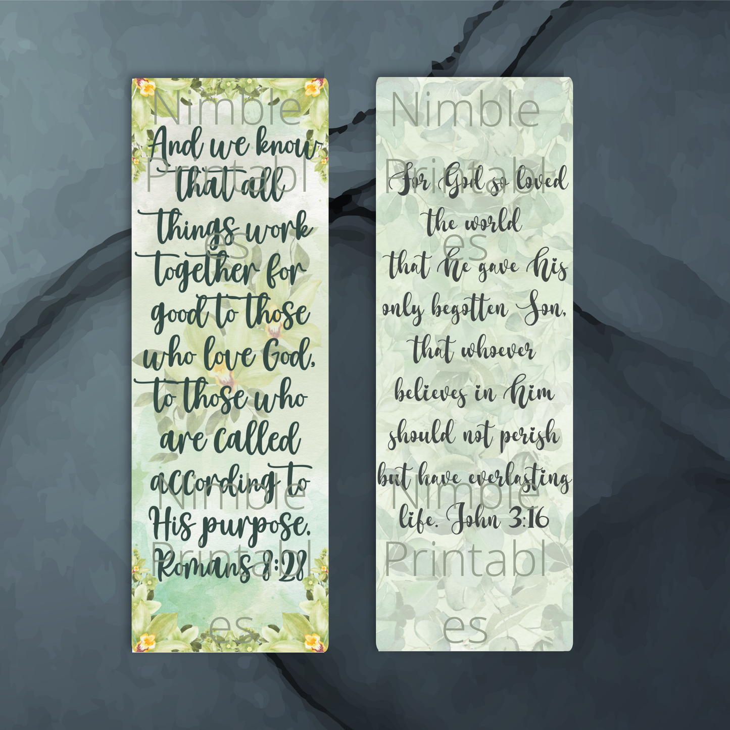 Printable Bookmarks Bible Verses Bundle, Digital Downloads, Watercolor Bookmark, 10 PNG and 10 JPG Bookmark Sublimation Inspirational Quotes