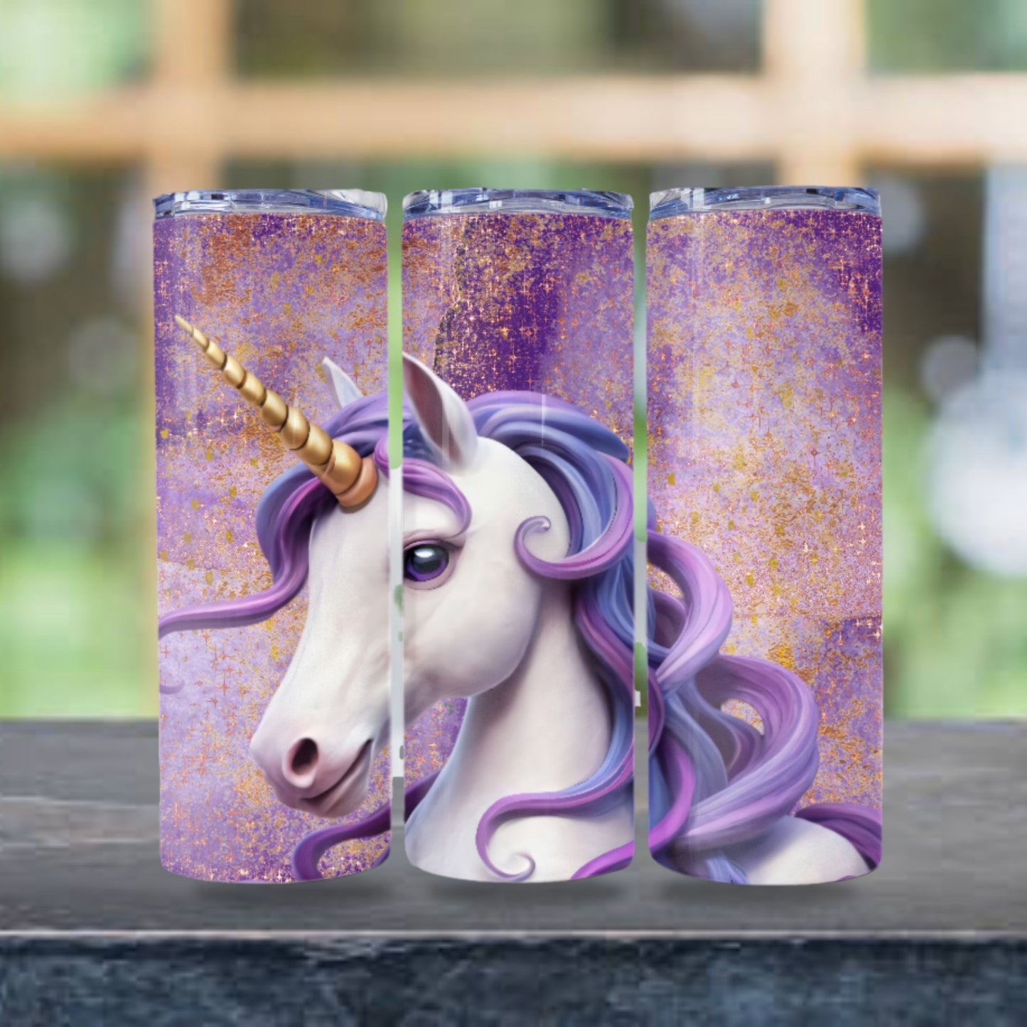 Unicorn Tumbler Wrap 20z Tumbler Customized Tumbler Sublimation Design Digital Download PNG Purple Tumbler Wrap Cute Tumbler Wrap