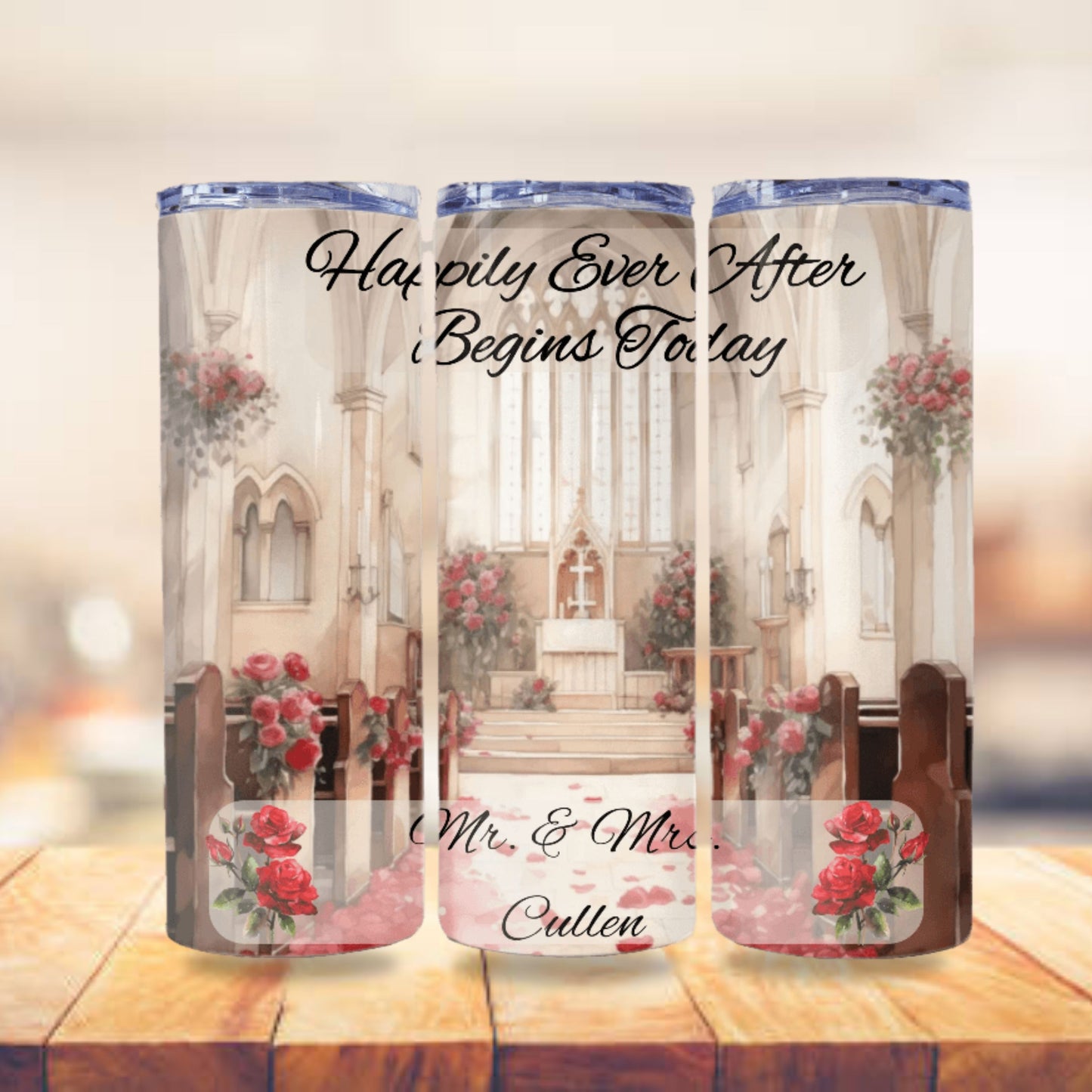 Wedding Tumbler Wrap 20z Skinny Tumbler Sublimation Design Digital Download PNG Bridal Tumbler Wrap Floral Tumbler Wrap