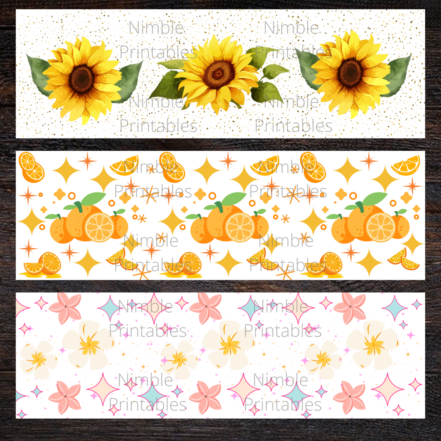 Pen Wraps Bundle Summer PNG, Pen Wrap PNG, Glitter PNG, Boho PNG, Rainbow PNG, Transparent Background, Digital Downloads, Instant Download