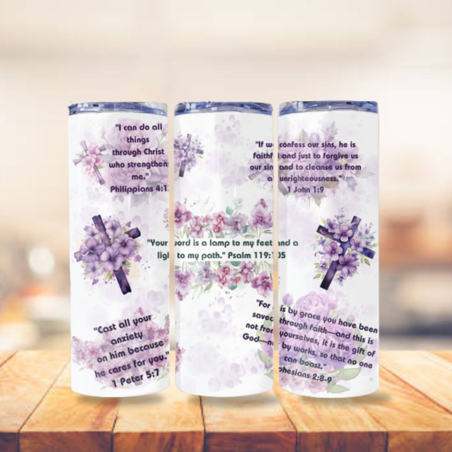 Religious Tumbler Wrap 20z Skinny Tumbler Sublimation Design Digital Download PNG Floral Tumbler Wrap Christian Tumbler Wrap
