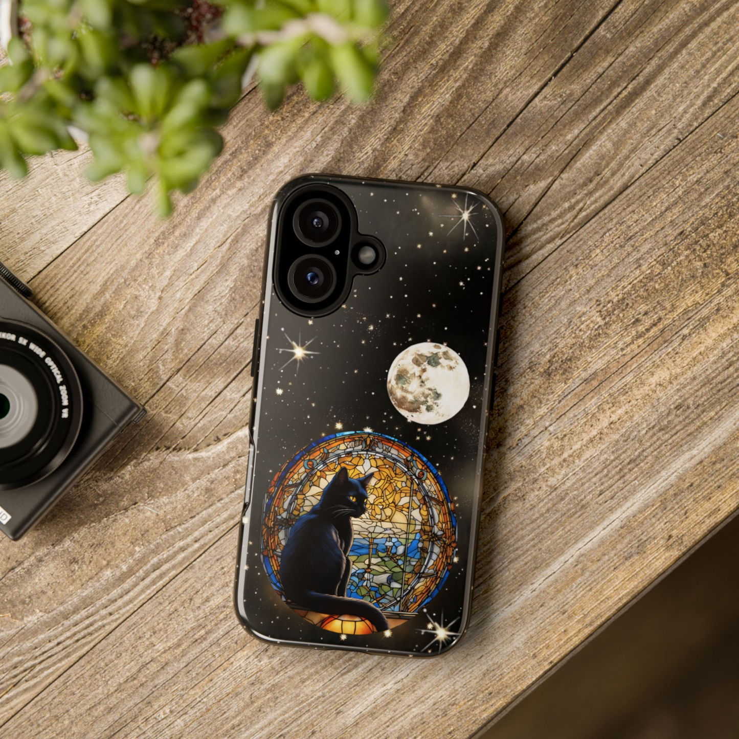 Galaxy Cat Phone Case, Tough Cases for Cat Lovers, Unique Gift for Animal Enthusiasts, Cosmic Pet Protection, Stylish Accessory