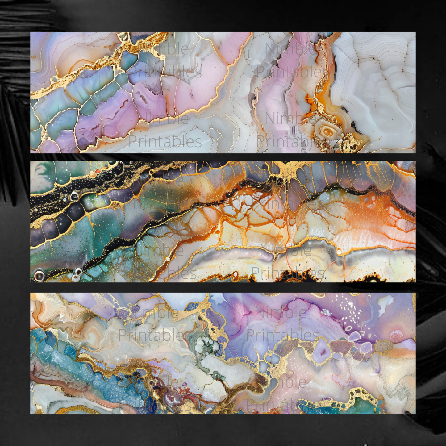 Pen Wraps PNG, Marble PNG, Pen Wrap Waterslide, Ink Joy pen wraps, Glitter pen wraps, Kintsugi PNG, Digital Downloads, Instant Download