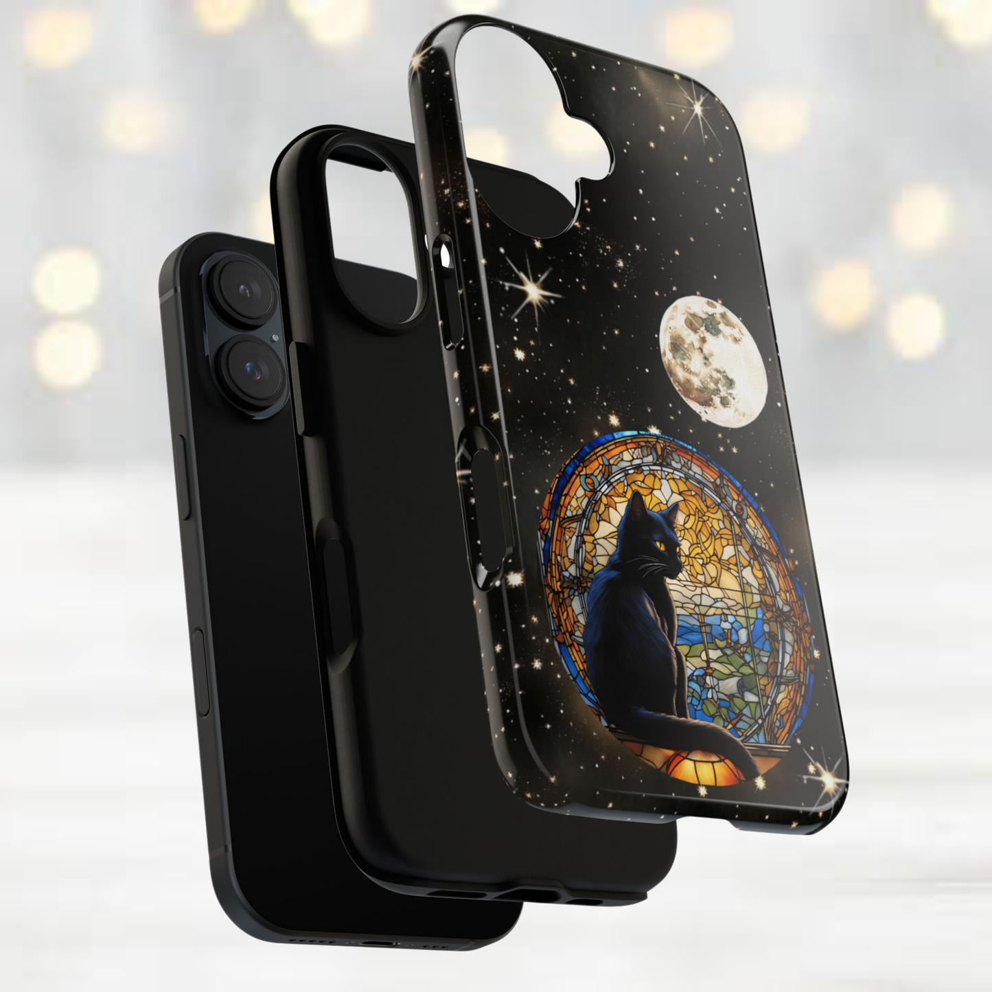 Galaxy Cat Phone Case, Tough Cases for Cat Lovers, Unique Gift for Animal Enthusiasts, Cosmic Pet Protection, Stylish Accessory