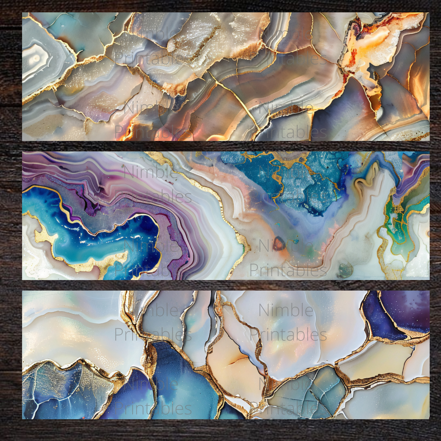 Pen Wraps PNG, Marble PNG, Pen Wrap Waterslide, Ink Joy pen wraps, Glitter pen wraps, Kintsugi PNG, Digital Downloads, Instant Download