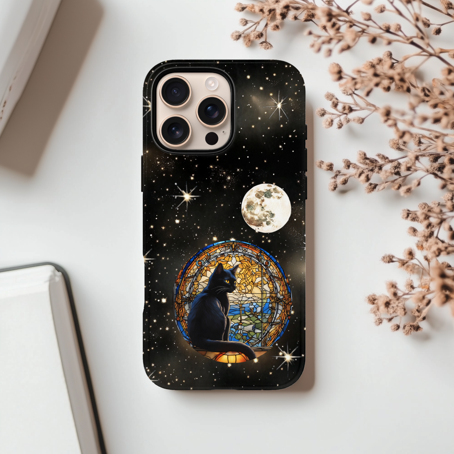 Galaxy Cat Phone Case, Tough Cases for Cat Lovers, Unique Gift for Animal Enthusiasts, Cosmic Pet Protection, Stylish Accessory