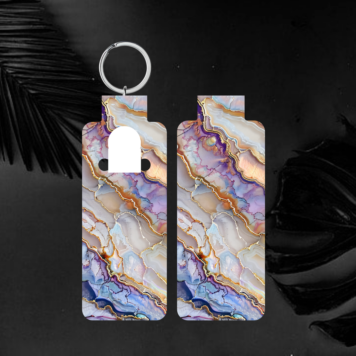 Kintsugi Skinny Lip Balm PNG Marble PNG Sublimation Bundle Skinny Lip Balm Holder PNG Key Ring Tag Fob Digital Downloads, Instant Download