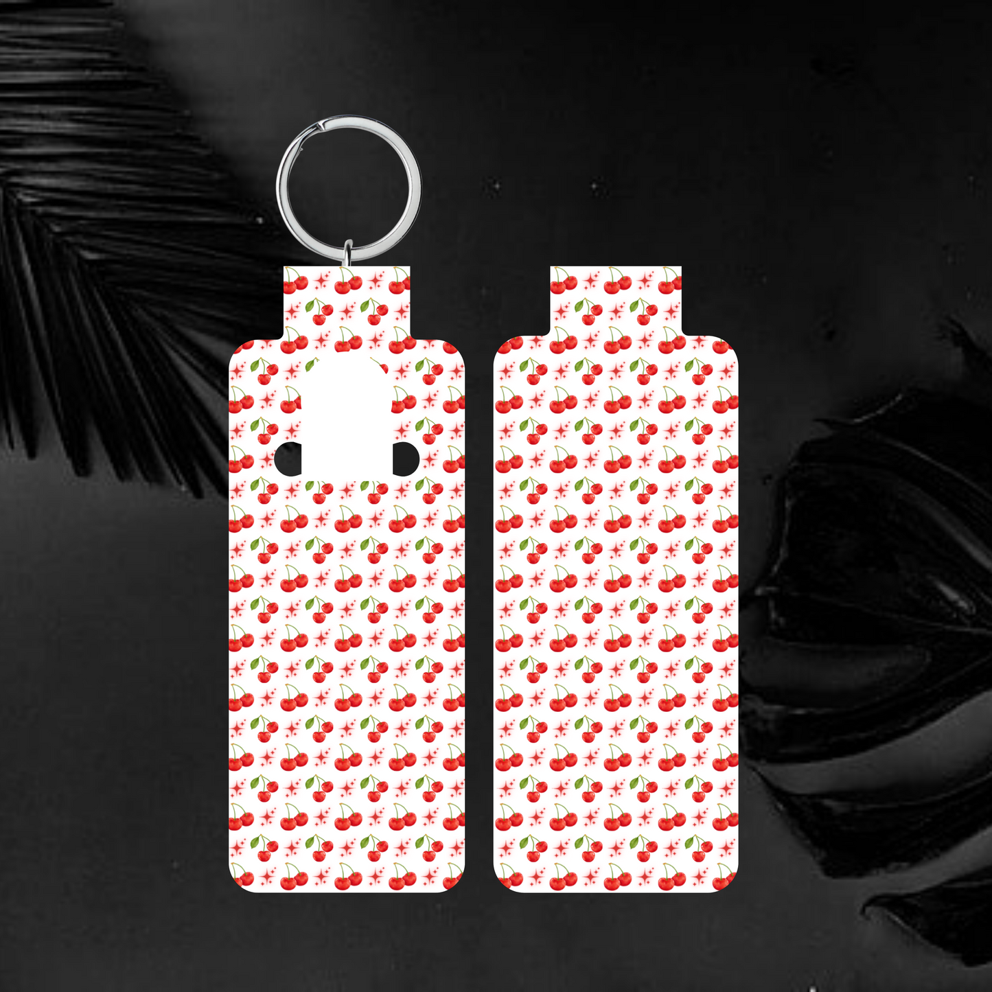 Fruit Print Skinny Lip Balm Sublimation Bundle Skinny Lip Balm Holder PNG Key Ring Tag Fob Digital Downloads, Instant Download Lemon PNG