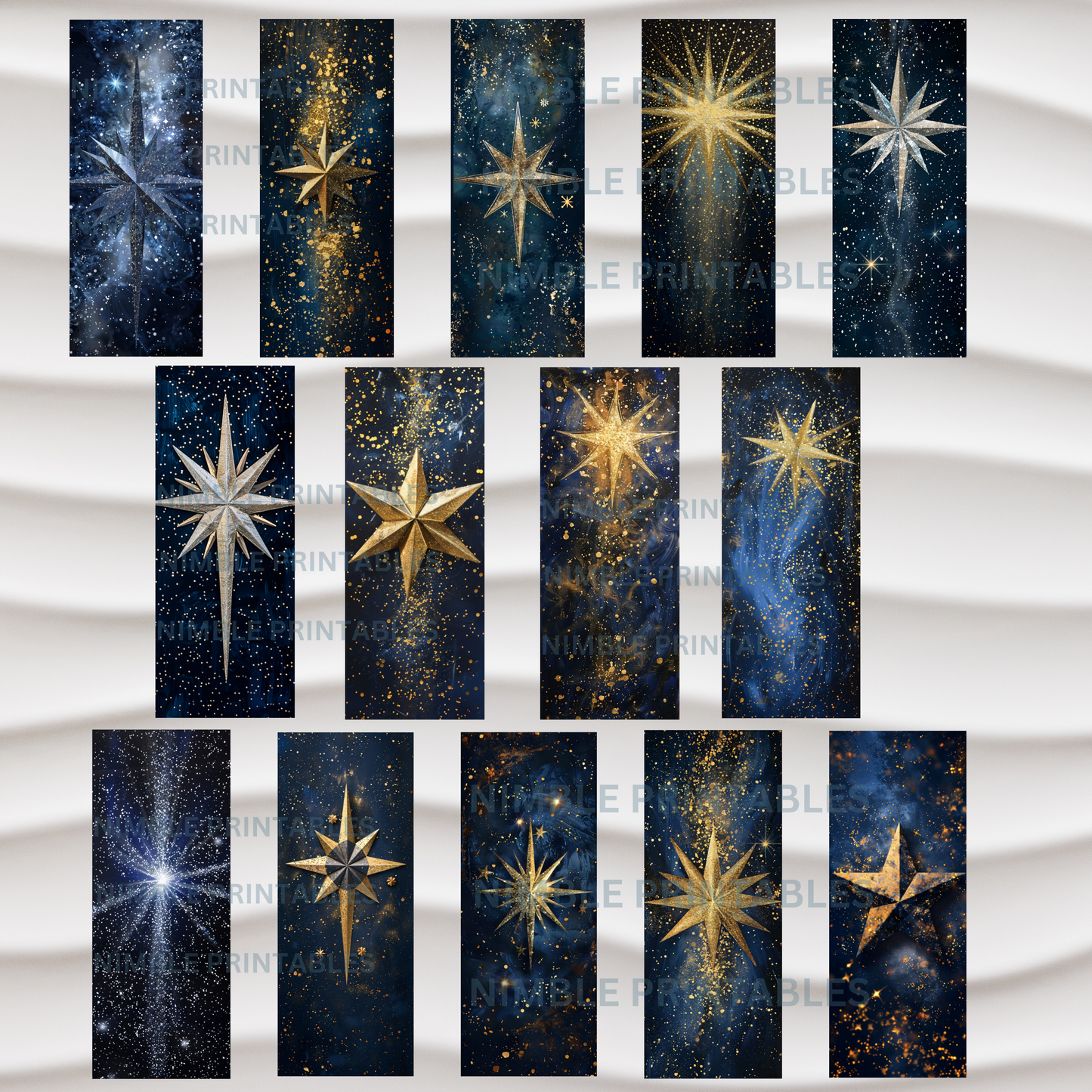 Celestial Stars Skinny Lip Balm Sublimation Bundle 32 Skinny Lip Balm Holder PNGs Key Ring Tag Fob Digital Downloads, Instant Download