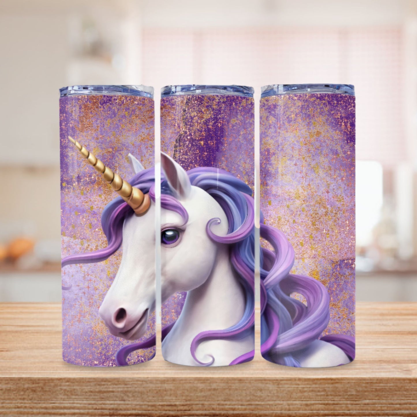 Unicorn Tumbler Wrap 20z Tumbler Customized Tumbler Sublimation Design Digital Download PNG Purple Tumbler Wrap Cute Tumbler Wrap