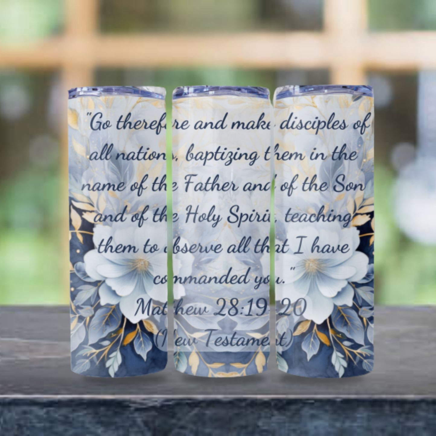 Religious Tumbler Wrap 20z Skinny Tumbler Sublimation Design Digital Download PNG. 9.2 x 8.3” Floral Tumbler Wrap Christian Tumbler Wrap
