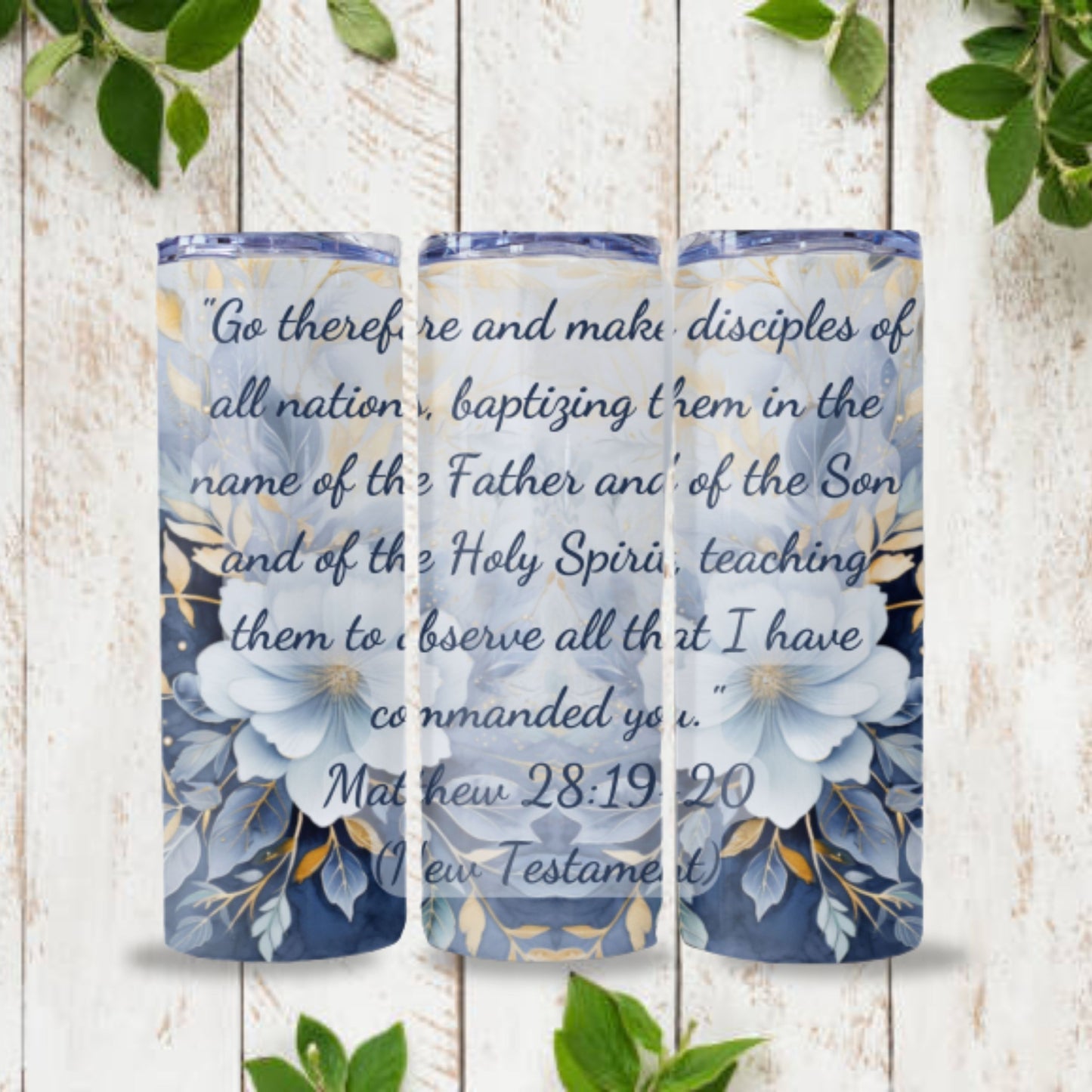 Religious Tumbler Wrap 20z Skinny Tumbler Sublimation Design Digital Download PNG. 9.2 x 8.3” Floral Tumbler Wrap Christian Tumbler Wrap