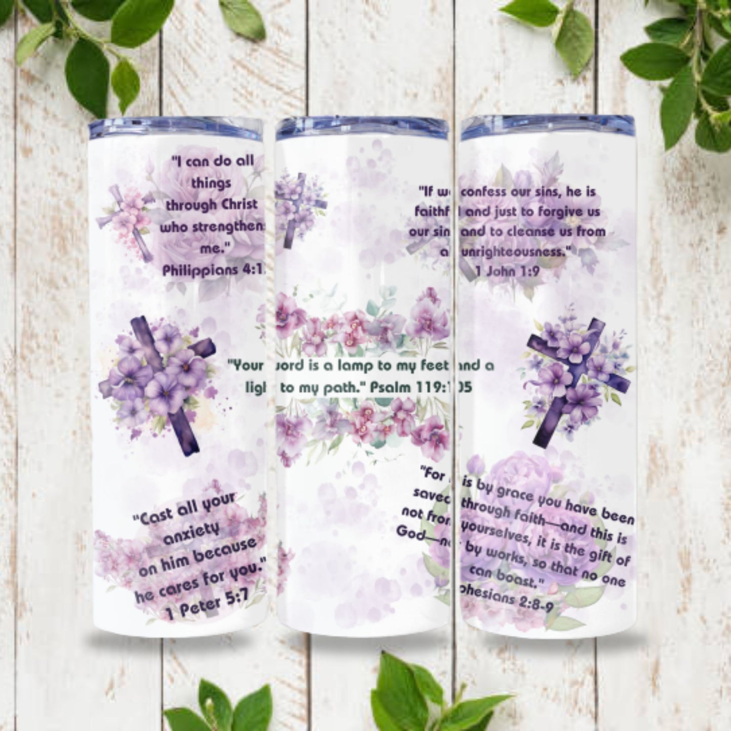Religious Tumbler Wrap 20z Skinny Tumbler Sublimation Design Digital Download PNG Floral Tumbler Wrap Christian Tumbler Wrap