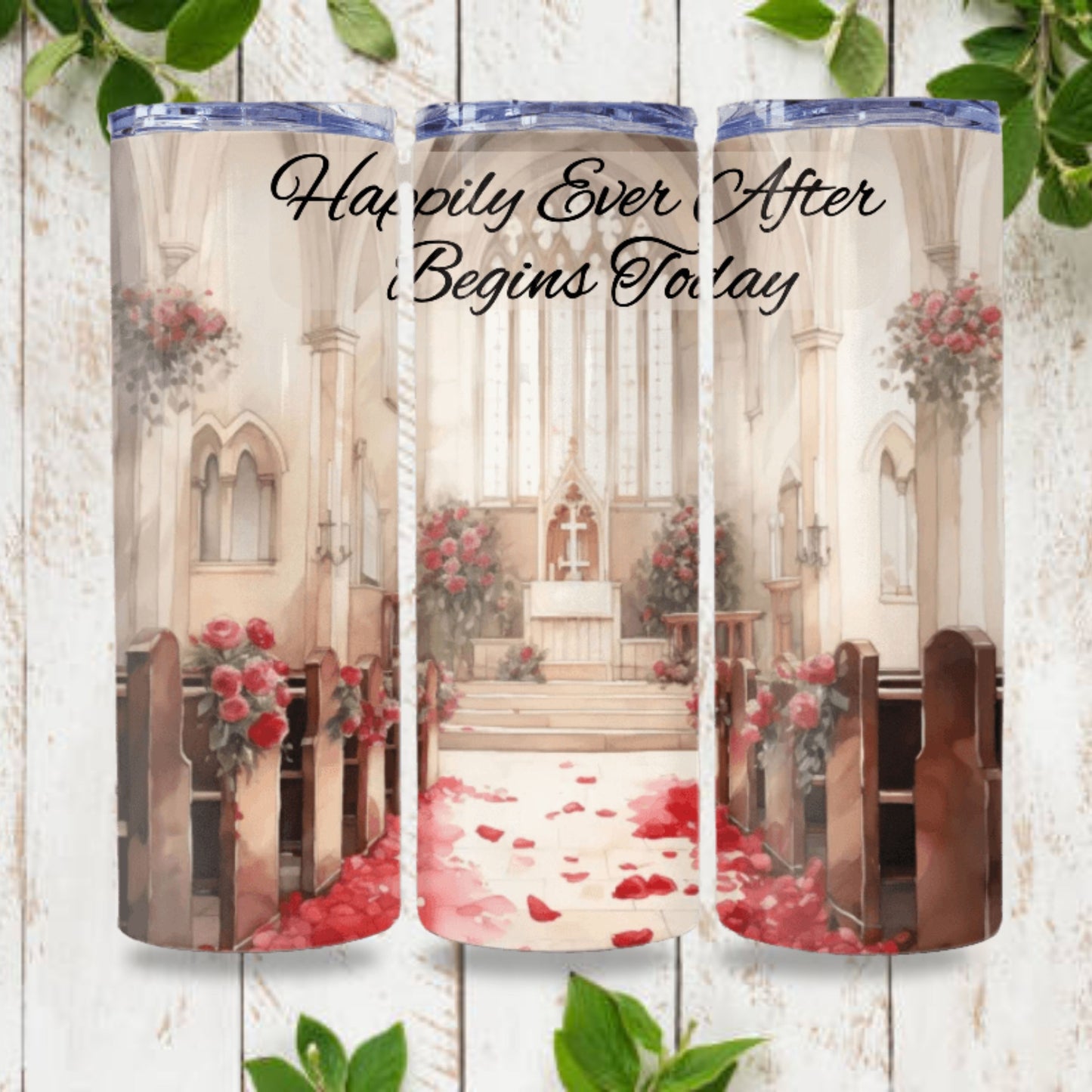 Wedding Tumbler Wrap 20z Skinny Tumbler Sublimation Design Digital Download PNG Bridal Tumbler Wrap Floral Tumbler Wrap