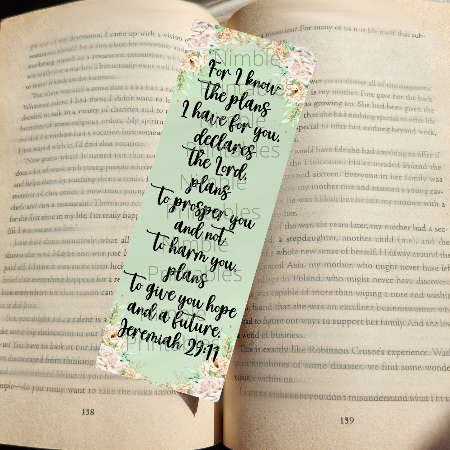 Printable Bookmarks Bible Verses Bundle, Digital Downloads, Watercolor Bookmark, 10 PNG and 10 JPG Bookmark Sublimation Inspirational Quotes
