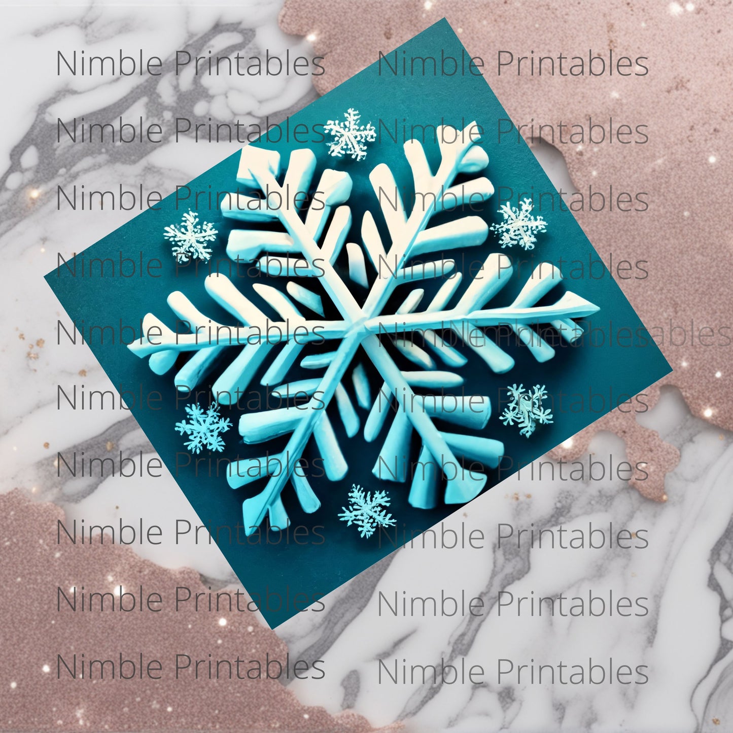 Christmas Snowflake Tumbler Wrap Design 20z Tumbler Digital Download PNG, Digital File Sublimation Tumbler Wrap Snowflake PNG Christmas PNG
