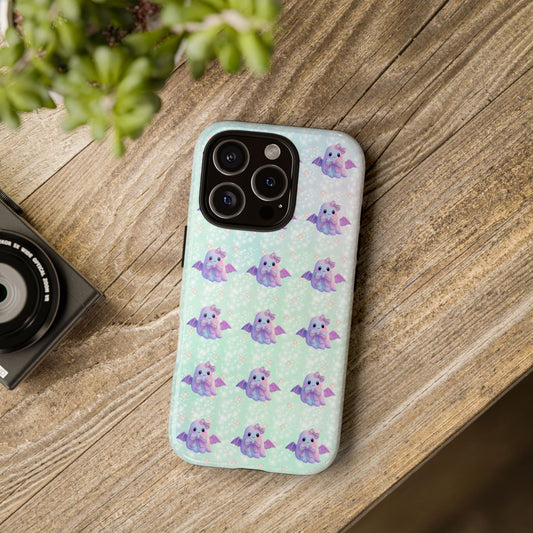 Kawaii Ghost iPhone Case Ghost Lovers Gift Whimsical Halloween Design Pastel Goth Aesthetic Ghost with Coquette Bow