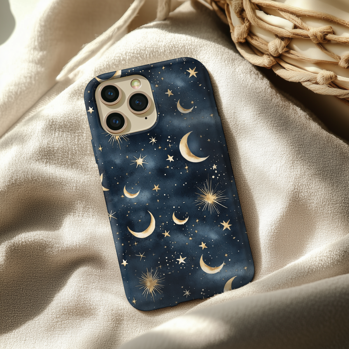 Celestial Phone Case - Tough Cases with Moon and Stars Design, Galaxy Phone Cover, Night Sky Accessories, Astrology Gift, Space [...]
