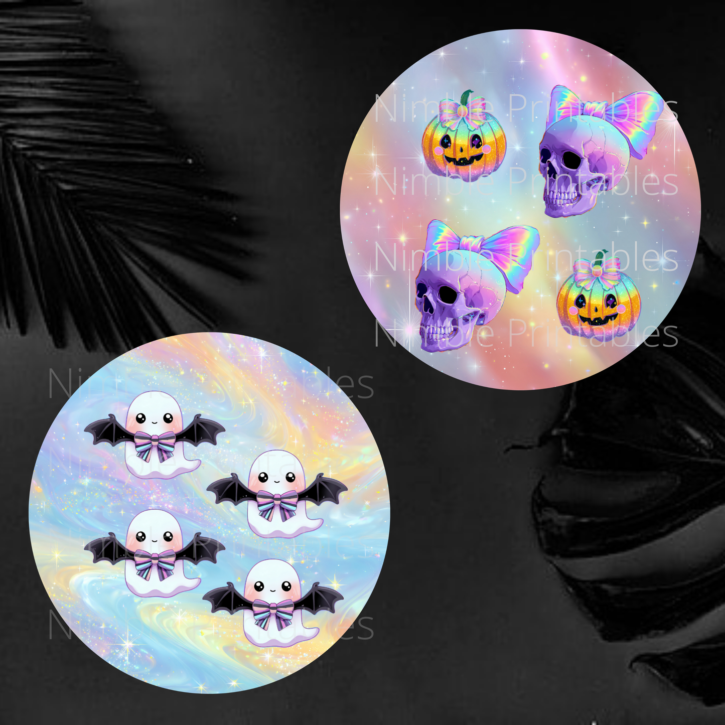 Car Coaster Sublimation PNG Round Car Coaster Digital Printable Design DIY Sublimation Blanks Instant Download PNG Iridescence Halloween PNG