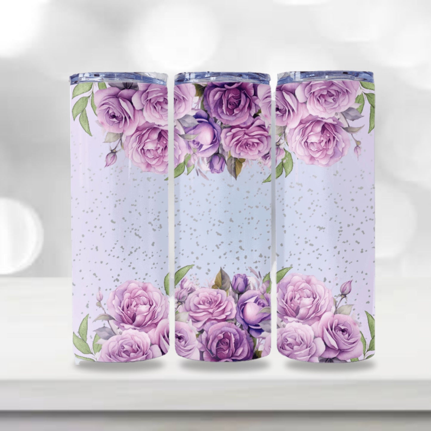 Bride Tumbler Wrap 20z Skinny Tumbler Sublimation Design Digital Download PNG Purple Tumbler Wrap Floral Tumbler Wrap