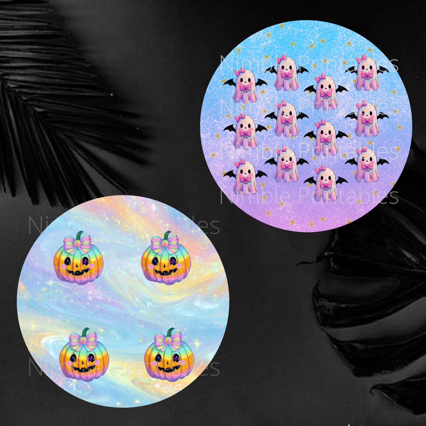 Car Coaster Sublimation PNG Round Car Coaster Digital Printable Design DIY Sublimation Blanks Instant Download PNG Iridescence Halloween PNG