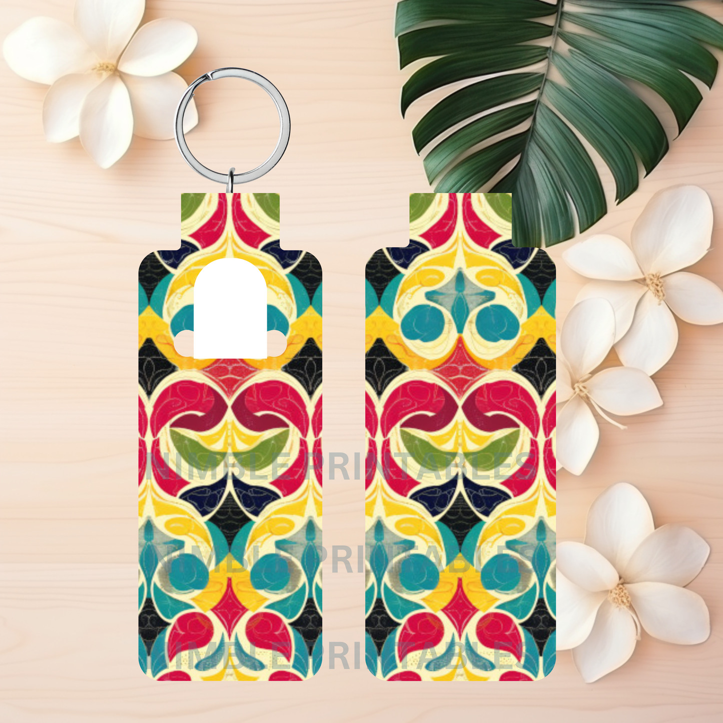 Retro Print Skinny Lip Balm Sublimation Bundle Skinny Lip Balm Holder PNG Key Ring Tag Fob Digital Downloads, Instant Download Groovy png