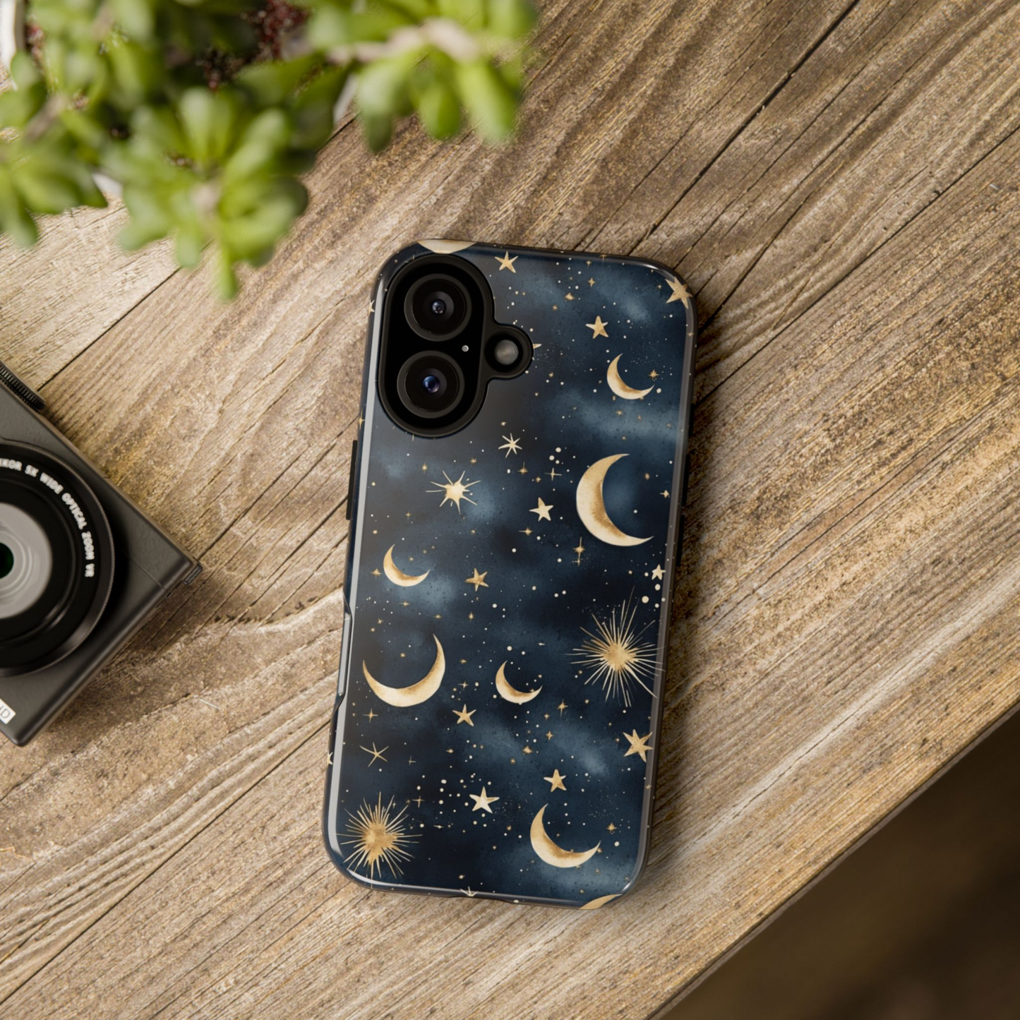Celestial Phone Case - Tough Cases with Moon and Stars Design, Galaxy Phone Cover, Night Sky Accessories, Astrology Gift, Space [...]