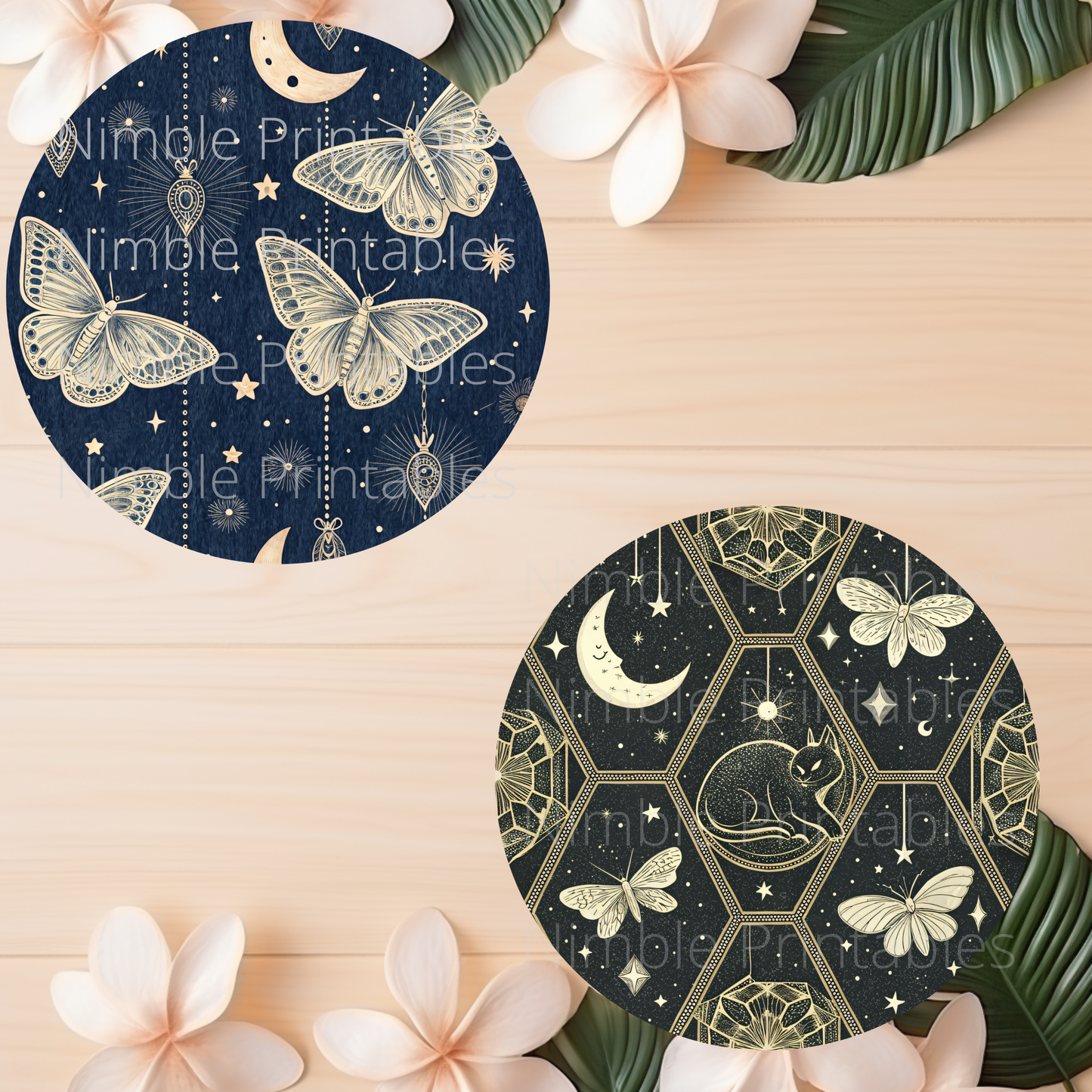 Luna Moth Car Coaster PNG, Car Coaster PNG, Instant Downloads Sublimation Design Car Accessories Snake, PNG, Cat PNG, Gothic PNG