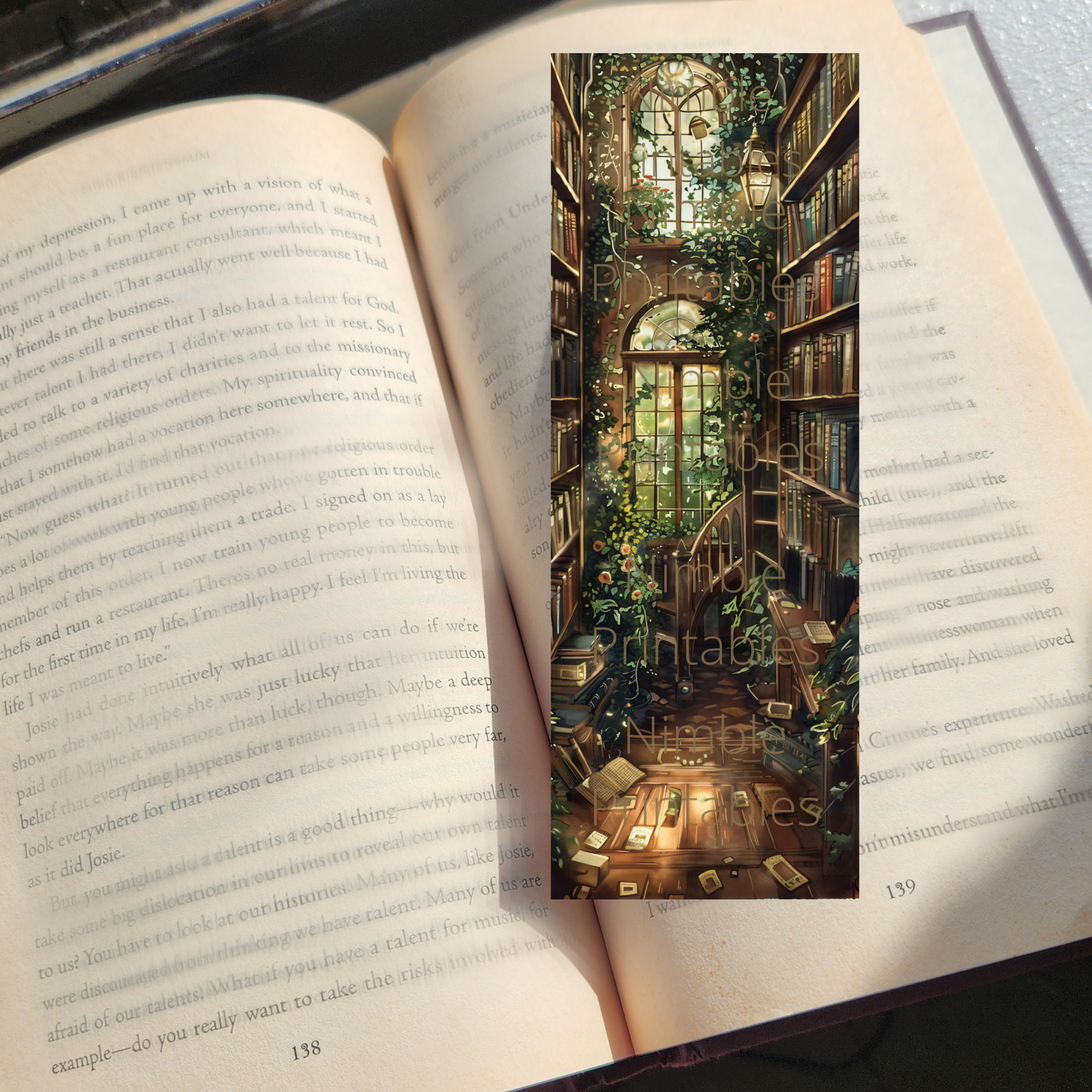 Printable Bookmarks Bundle Dark Academia, Digital Downloads, Watercolor Bookmark, 16 PNG and 16 JPG Bookmark Sublimation Dark Academia Art