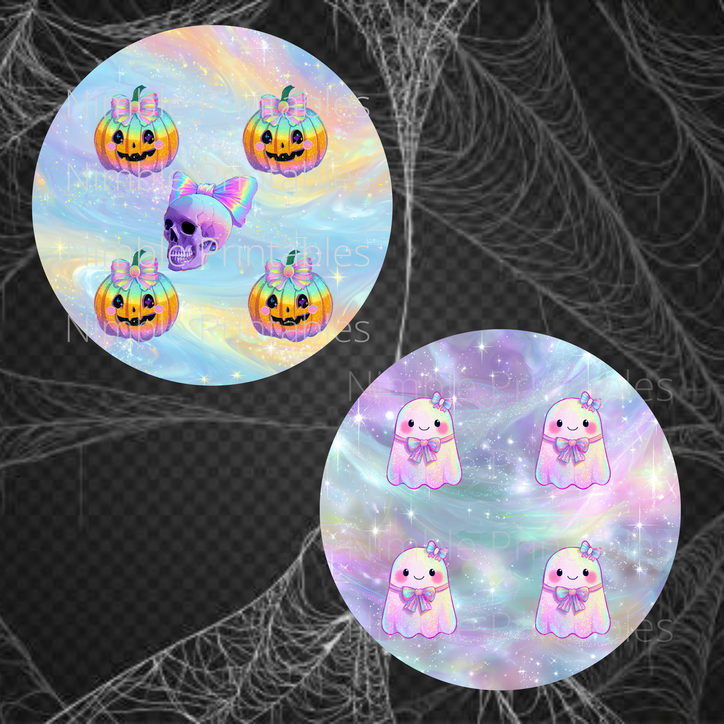 Car Coaster Sublimation PNG Round Car Coaster Digital Printable Design DIY Sublimation Blanks Instant Download PNG Iridescence Halloween PNG