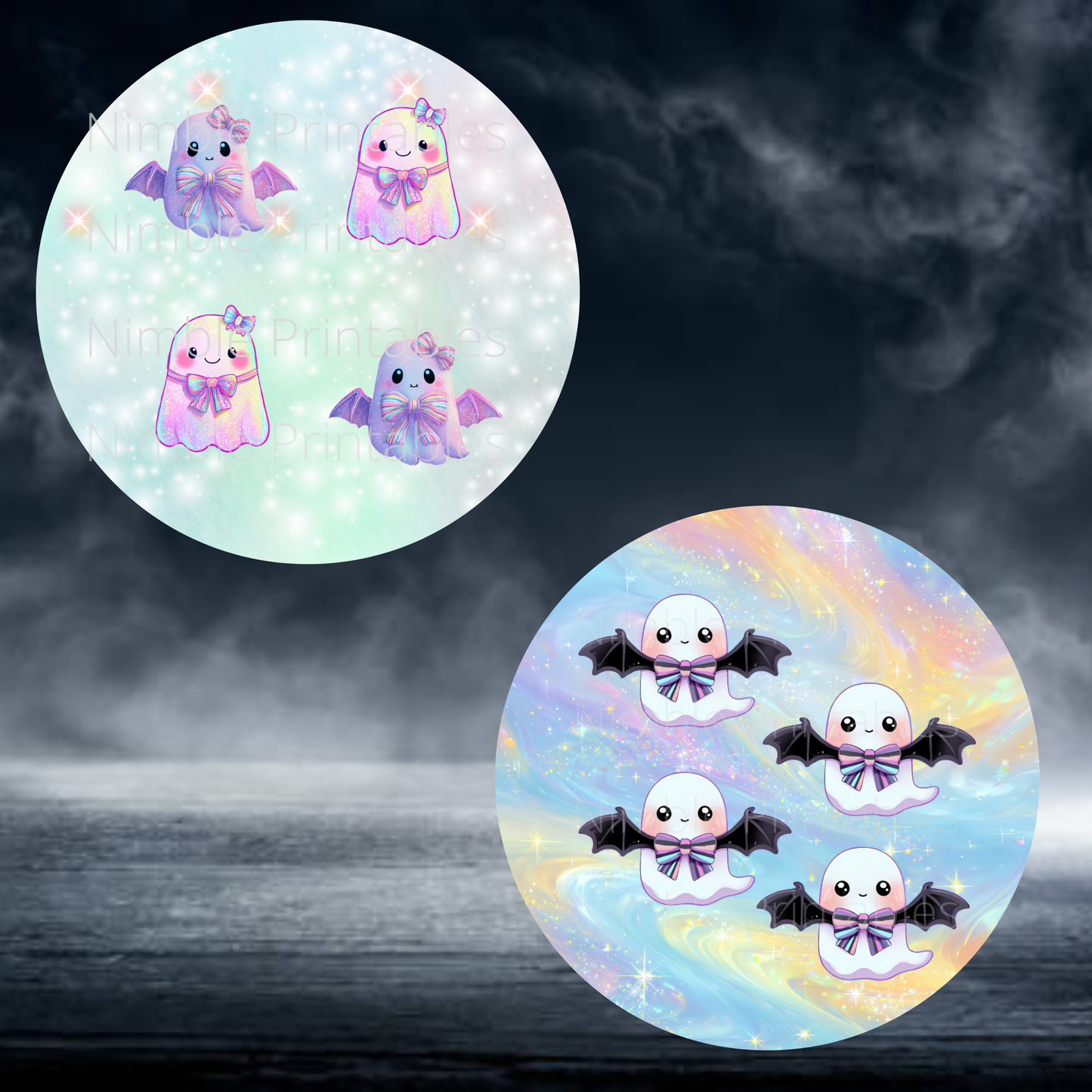 Car Coaster Sublimation PNG Round Car Coaster Digital Printable Design DIY Sublimation Blanks Instant Download PNG Iridescence Halloween PNG