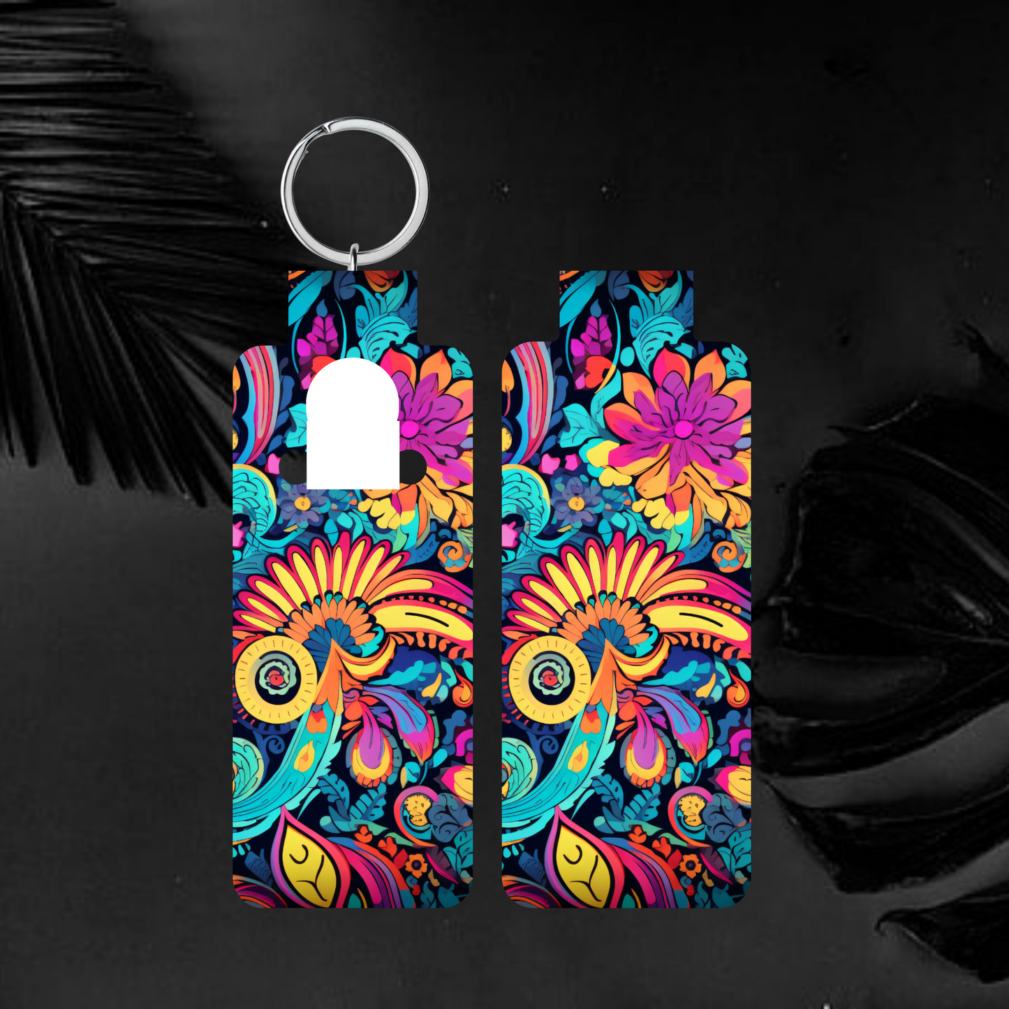 Boho Hippie Skinny Lip Balm Sublimation Bundle Skinny Lip Balm Holder PNG Key Ring Tag Fob Digital Downloads, Instant Download PNG