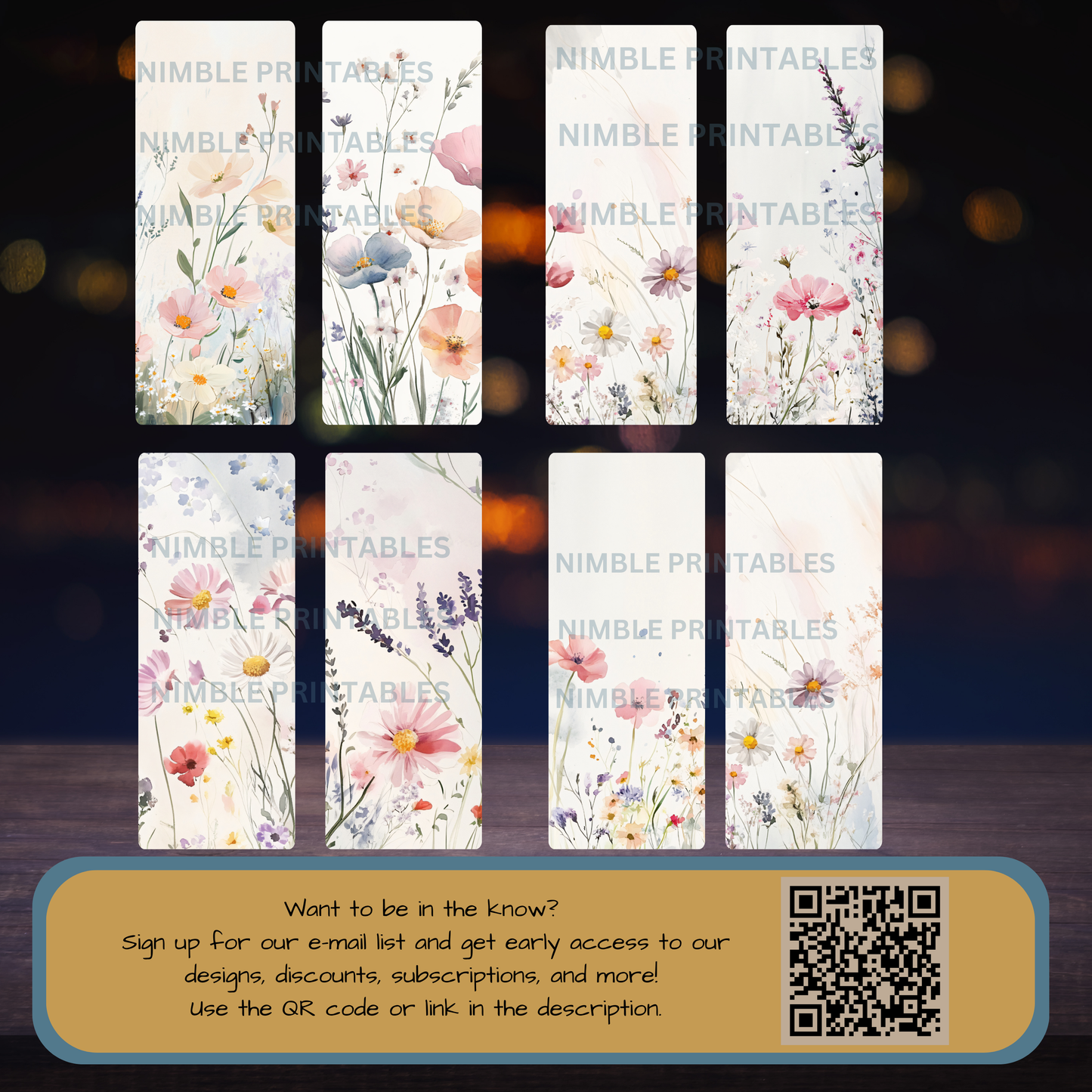 Wildflower Lip Balm Sublimation Bundle Skinny Lip Balm Holder PNG Key Ring Tag Fob Instant Dgital Download Floral PNG